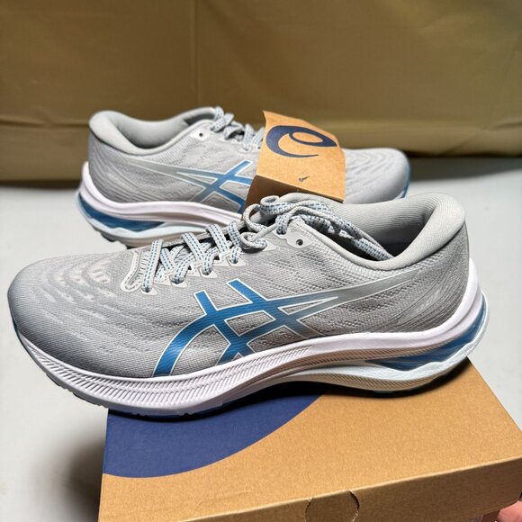 Asics Women's GT 2000 11 Shoes in Piedmont Grey/Reborn Blue Size 8 - Picture 1 of 12